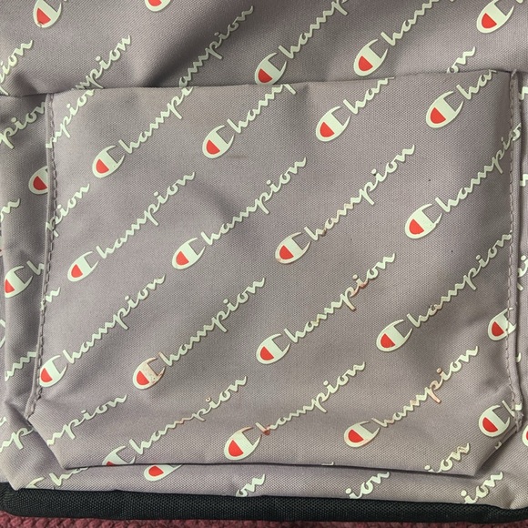 CHAMPION Purple Logo Printed Backpack - Picture 9 of 9